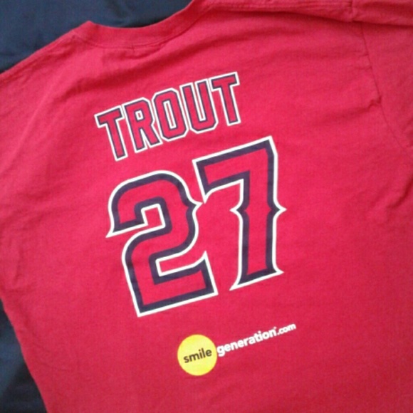 ⚾ 'Trout Farm' Mike Trout tee, Mens XL - Picture 2 of 4
